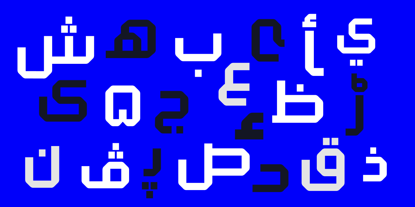 Klapt Arabic Bold Font preview